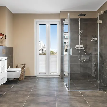 Zweite Heimat- Eg, Infrarotsauna, Grosse Dusche, Terrasse, Blick Auf Hafenbecken Apartment *