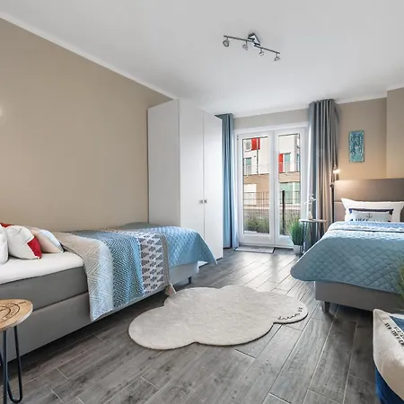 Apartment Zweite Heimat- Eg, Infrarotsauna, Grosse Dusche, Terrasse, Blick Auf Hafenbecken *