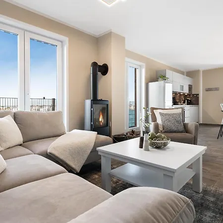 Zweite Heimat- Eg, Infrarotsauna, Grosse Dusche, Terrasse, Blick Auf Hafenbecken Apartment *